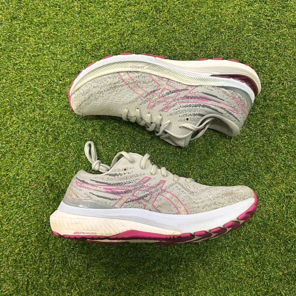 Asics Gel-Kayano 29 Womens Running Shoes Grey Pink 1012B272 Size 8.5